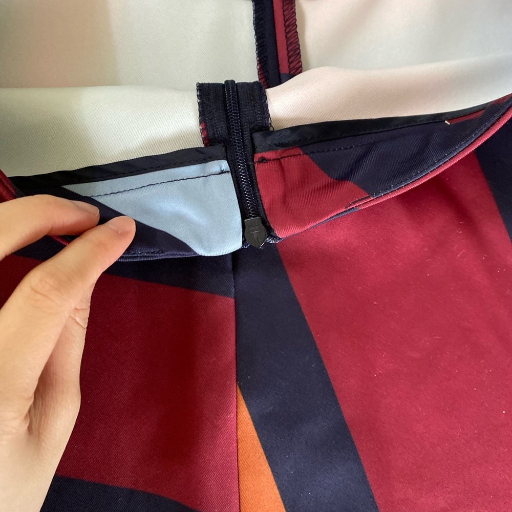 Zara Colour Block Circle Skirt S - Picture 5 of 5